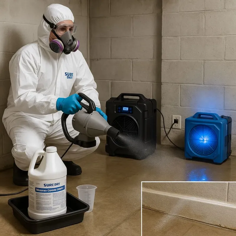 Sanitization and Odor Removal process in Oxford, ME