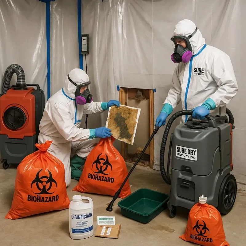 Contaminated Water Handling Protocols process in Oxford, ME