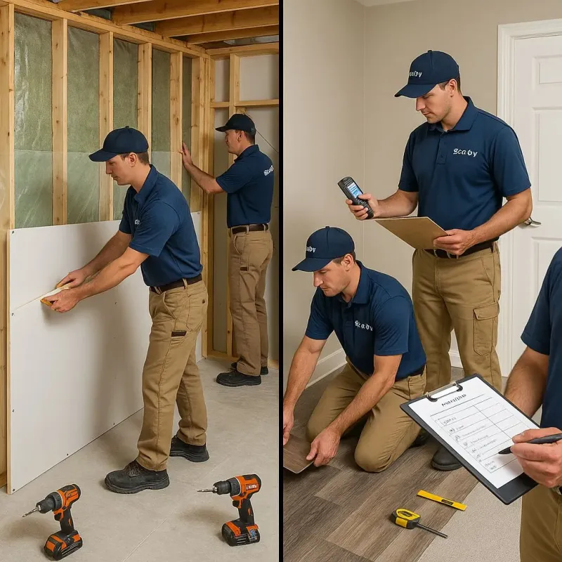 Repairs and Reconstruction process in Oxford, ME